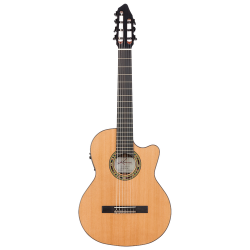Kremona F65CW7S Fiesta 7-String Classical Guitar with Premium Case