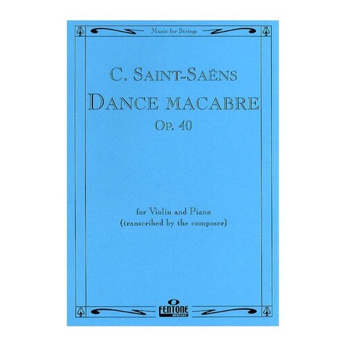 Saint-Saens - Dance Macabre Op 40 Violin/Piano (Softcover Book)