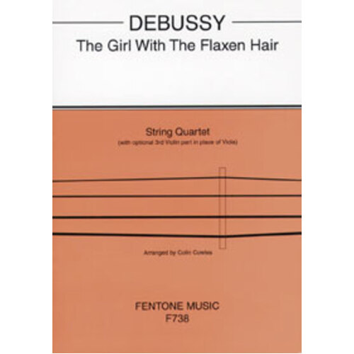 The Girl With The Flaxen Hair For String Quartet Sc/Pts Score/Parts (Viola|Cello|2 Violins)