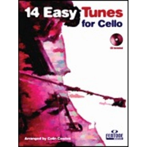 14 Easy Tunes for Cello Book with CD by Colin Cowles