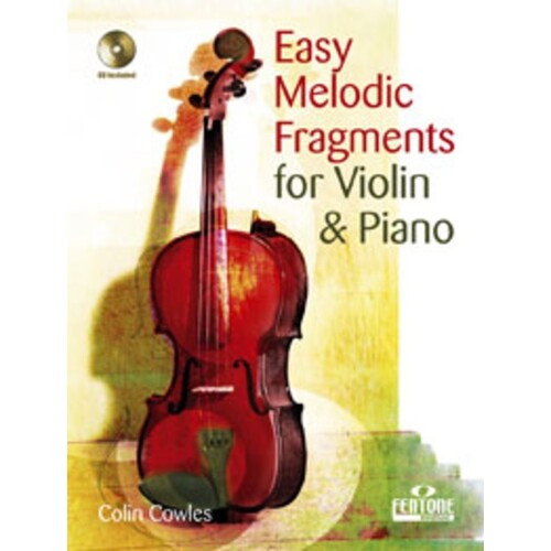 Easy Melodic Fragments Violin/Piano Softcover Book/CD