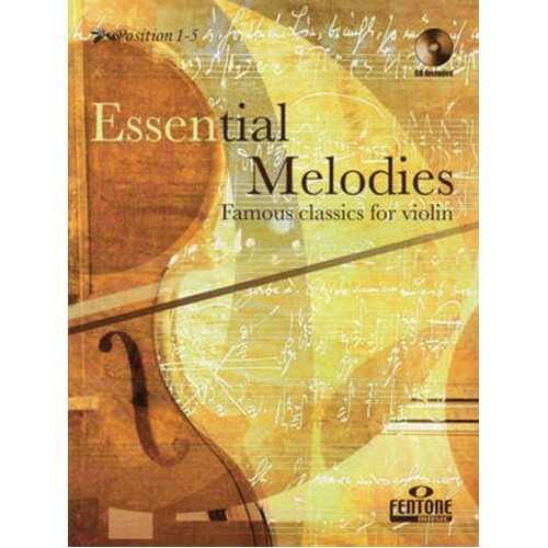 Essential Melodies Famous Classics Violin Softcover Book/CD