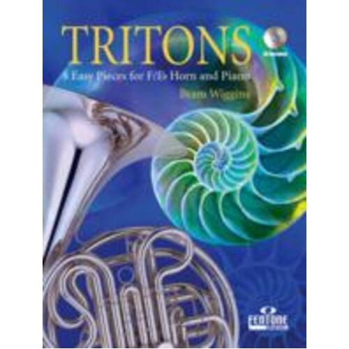 Tritons 8 Easy Pieces For Horn And Piano Softcover Book/CD