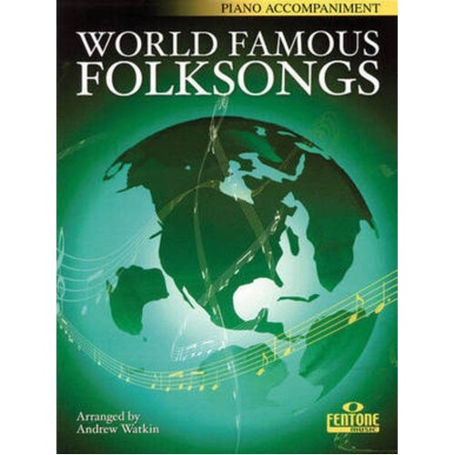 World Famous Folksongs Piano Accomp (Softcover Book)