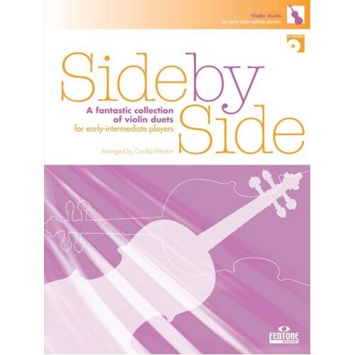 Side By Side Violin Duets Early Interm Softcover Book/CD