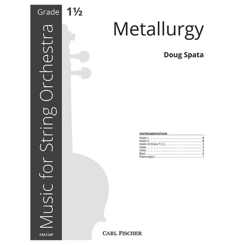 Metallurgy So1.5 Full Score Score