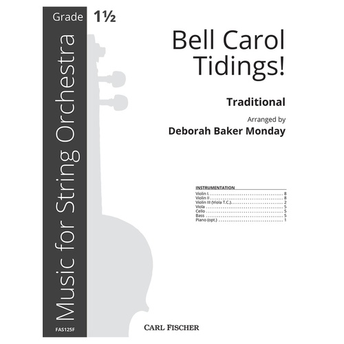 Bell Carol Tidings! So1.5 Full Score Score