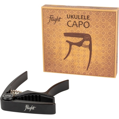 Flight Aluminium Ukulele Capo - Black