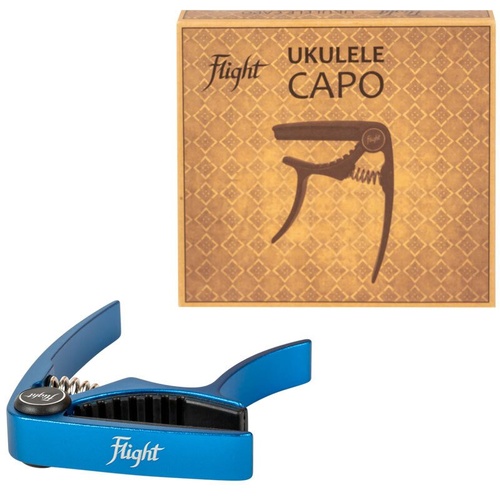 Flight Aluminium Ukulele Capo - Blue