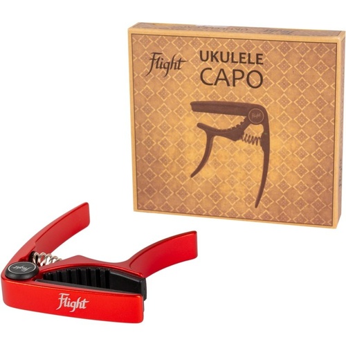 Flight Aluminium Ukulele Capo - Red