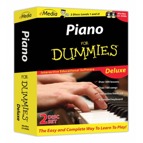 Piano For Dummies Deluxe Win/Mac Book