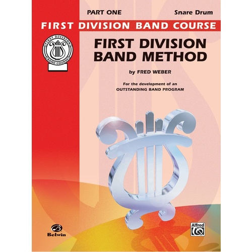 First Division Band Method Part 1 Drums