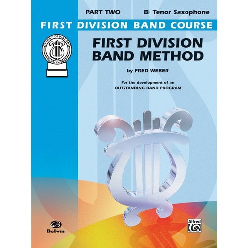 First Division Band Method Part 2 Tenor Sax