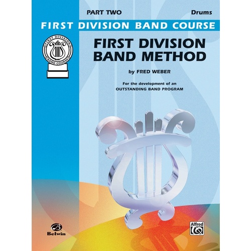 First Division Band Method Part 2 Drums