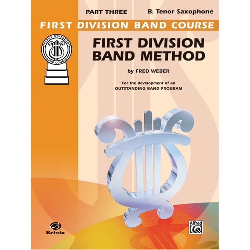 First Division Band Method Part 3 Tenor Sax