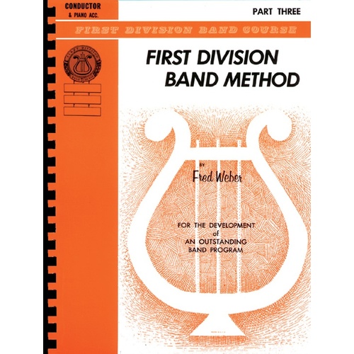 First Division Band Method Part 3 Baritone Sax