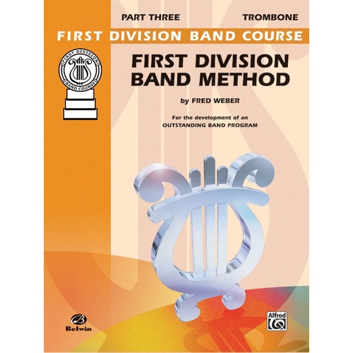 First Division Band Method Part 3 Trombone