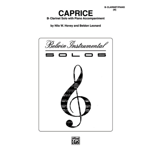 Caprice B Flat Clarinet/Piano