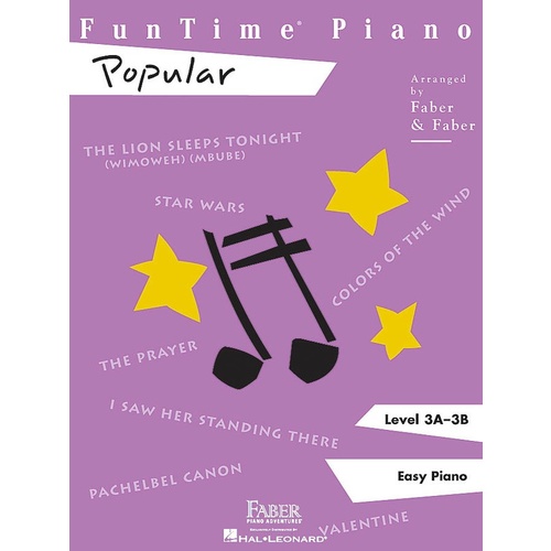 Fun Time Piano Popular Level 3A - 3B Book