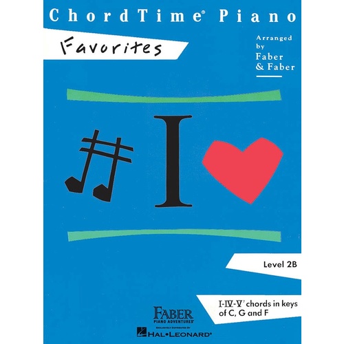 Chord Time Piano Favorites Level 2B Book