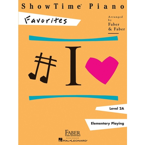 Show Time Piano Favorites Level 2A Book