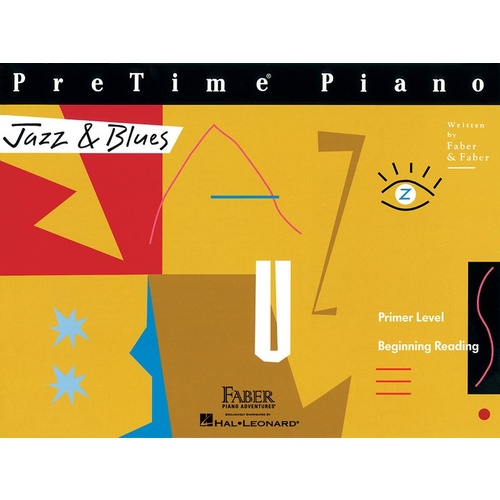 Pre Time Piano Jazz And Blues Primer Level Book