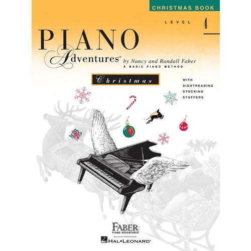 Piano Adventures Christmas Book 4 Book