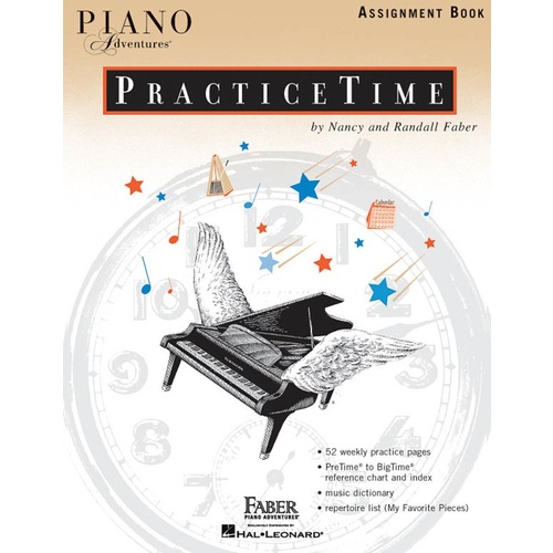 Piano Adventures Practice Time Assignment Book