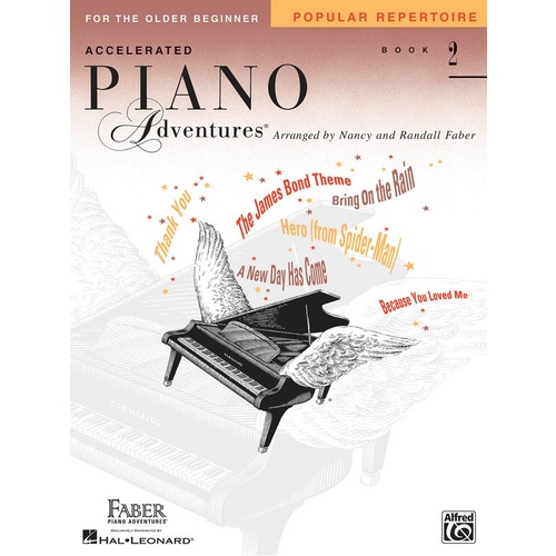 Accelerated Piano Adventures Book 2 Pop Repertoire Book