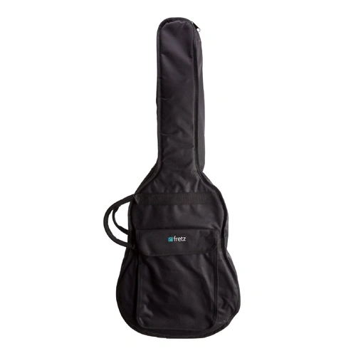 Fretz Deluxe Classical Guitar Gig Bag with Foam Padding and Accessories Pocket, Black