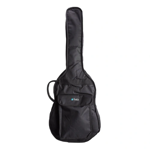 Fretz Heavy Duty Classical Guitar Gig Bag with Foam Padding and Accessories Pocket, Black