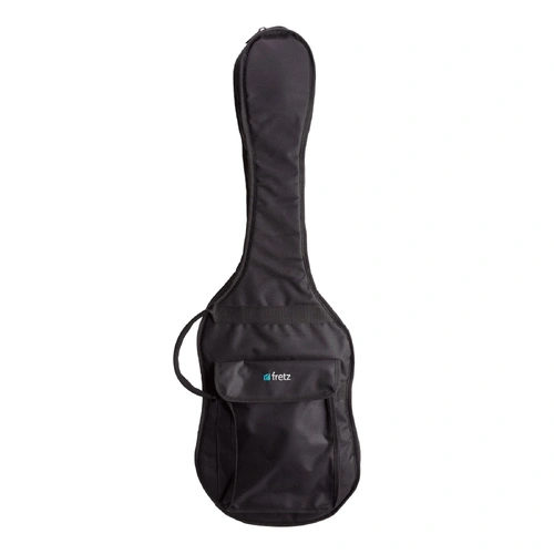 Fretz Deluxe Electric Guitar Gig Bag - Heavy Duty Polyester, Foam Padding, Adjustable Straps, Black
