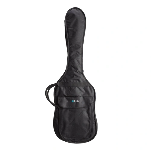 Fretz Heavy Duty Electric Guitar Gig Bag with Foam Padding and Accessories Pocket, Black