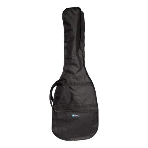 Fretz 3/4 Classical Guitar Gig Bag - Heavy Duty Polyester, Black, with Accessories Pocket and Adjustable Straps
