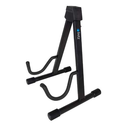 Fretz FGS-2E-BLK A-Frame Folding Electric Guitar Stand - Black