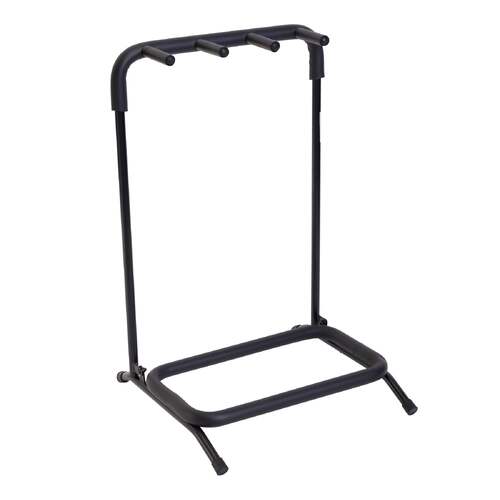 Fretz Multi-Rack Guitar Stand for 3 Guitars - Foldable, Lightweight, Durable, Steel Frame, Rubber Foam Sleeving, 455mm x 700mm x 645mm