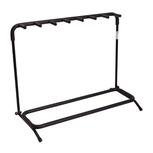 Fretz Multi-Rack Guitar Stand for 7 Guitars, Foldable and Lightweight, Heavy Duty Steel Frame, Rubber Foam Protection