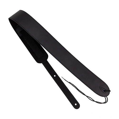 Fretz Standard MF Leather Guitar Strap - 2.5” Adjustable - Black