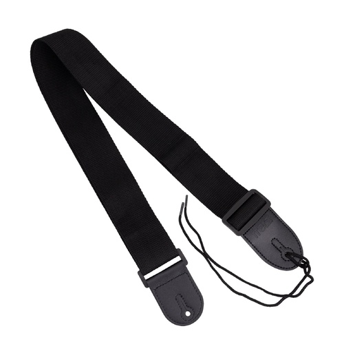 Fretz Adjustable 2" Polypropylene Guitar Strap with Black Leather Ends