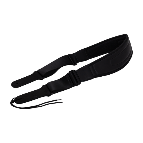 Fretz FGST-QA12-BLK 3.5" Black Leather Guitar Strap