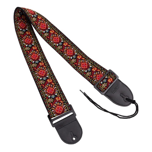 Fretz FGST-RETRO50 Woven Jacquard Guitar Strap - 2.5" Wide, Adjustable Up to 57" Length