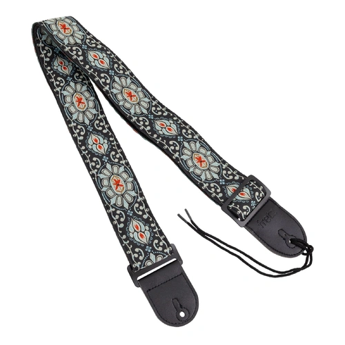 Fretz FGST-RETRO62 Woven Jacquard Polyester Guitar Strap - Winter, 2" Wide, Adjustable Up to 57"