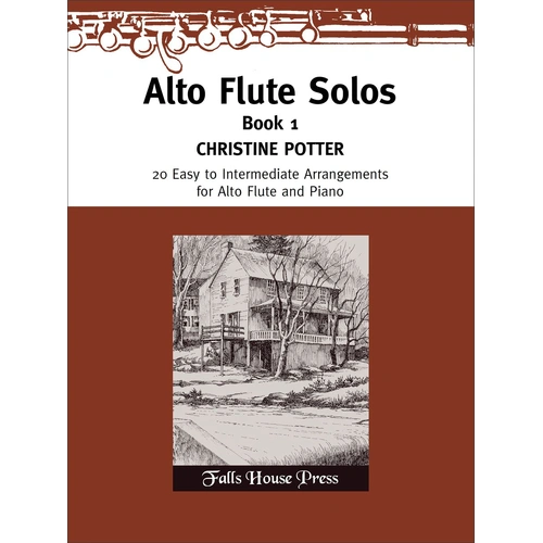 Alto Flute Solos Book 1 for Alto Flute and Piano - Potter Falls House Press FH0511