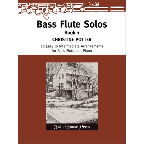 Bass Flute Solos Book 1 - Bass Flute/Piano - Potter Falls House Press FH0512