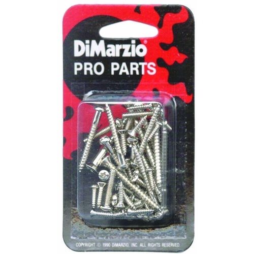 DiMarzio - Standard Strat Screw Kit Guitar Inc. Bridge, Tremolo, Pickup