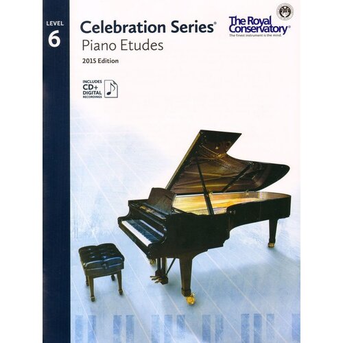 Celebration Series Piano Etudes Lev 6 2015 (Softcover Book/CD)