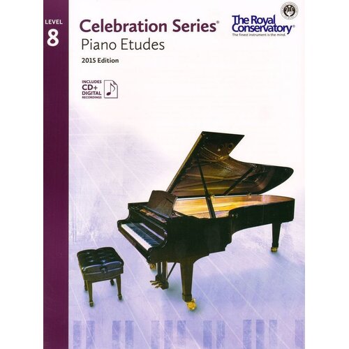 Celebration Series Piano Etudes Lev 8 2015 (Softcover Book/CD)