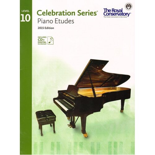Celebration Series Piano Etudes Lev 10 2015 (Softcover Book/CD)