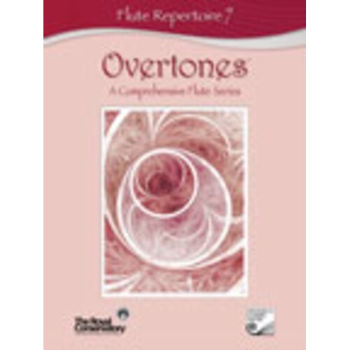 Overtones Flute Repertoire 7 Flute (Softcover Book/CD)