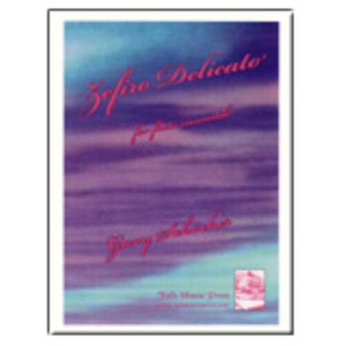 Zefiro Delicato For Flute Ensemble Flute Book